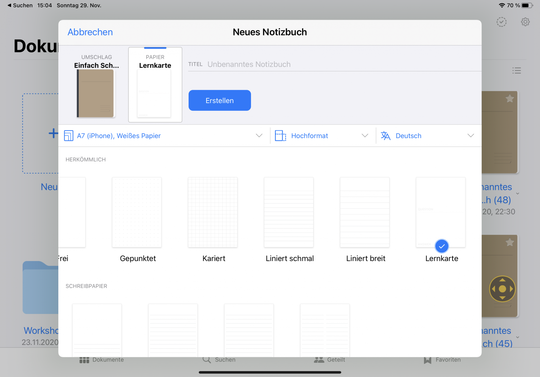 Lernkarten mit Goodnotes erstellen und abfragen. Bernd Sippel